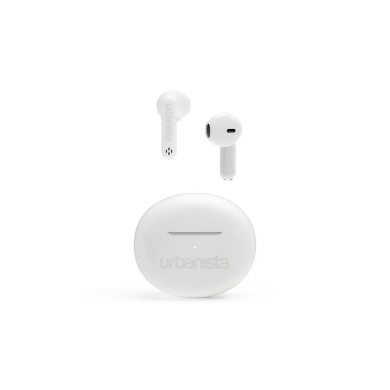 Auriculares Bluetooth Urbanista Austin con estuche de carga- Autonomía 5h- Blancos