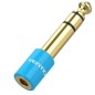 Adaptador Jack Vention VAB-S01-L- Jack 6-5 Macho - Jack 3-5 Hembra- Azul