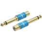 Adaptador Jack Vention VDD-C03- RCA Hembra - Jack 6-5 Macho- Azul