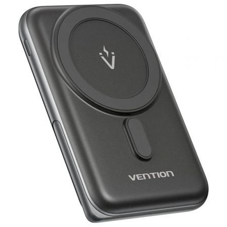 Powerbank 10000mAh Vention FHNB0- 20W- Wireless- Negra