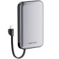 Powerbank 10000mAh Vention I12IA- 20W- Negra- Incluye Cable USB Tipo-C y Lightning