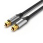 Cable de Audio de Fibra óptica Vention BAVHG- 1-5m- Gris