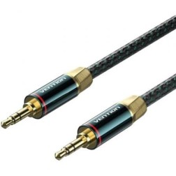 Cable Audio Vention BAYGL- Jack 3-5 Macho - Jack 3-5 Macho- 10m- Verde y Negro