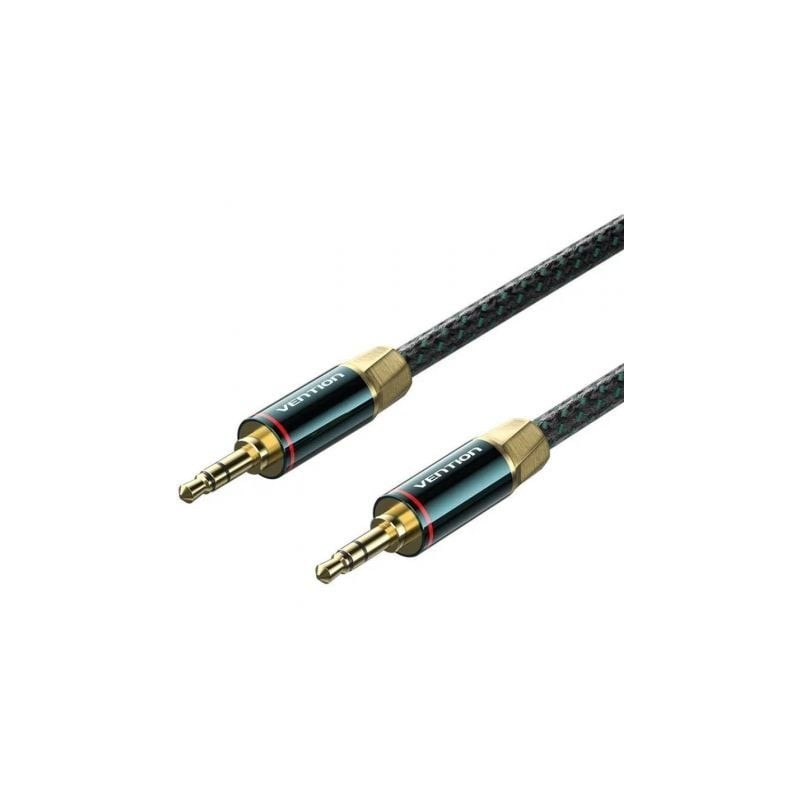 Cable Audio Vention BAYGL- Jack 3-5 Macho - Jack 3-5 Macho- 10m- Verde y Negro