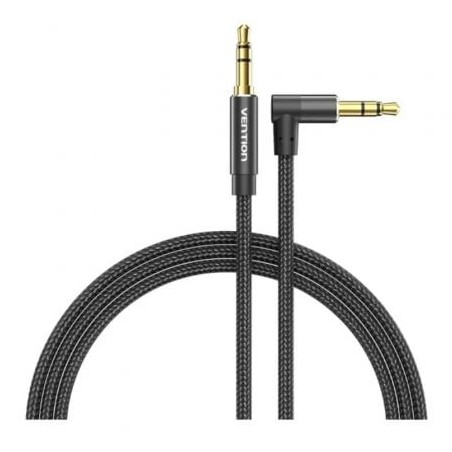 Cable Audio Vention BAZBH- Jack 3-5 Macho - Jack 3-5 Macho- 2m- Negro