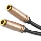 Cable Estéreo Vention BFABY- Jack 3-5 Hembra - Jack 3-5 Hembra- 30cm- Oro Rosado