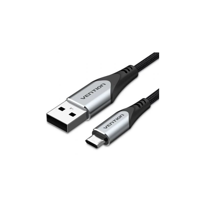 Cable USB 2-0 Vention COCHG- USB Macho - MicroUSB Macho- 480Mbps- 1-5m- Negro