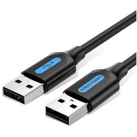 Cable USB 2-0 Vention COJBD- USB Macho - USB Macho- 480Mbps- 50cm- Negro