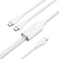 Cable USB Tipo-C Vention CTMWG- USB Tipo-C Macho - 2 x USB Tipo-C Macho- 1-5m- Blanco