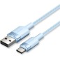 Cable USB 2-0 Tipo-C Vention CTNLF- USB Tipo-C Macho - USB Macho- Hasta 60W- 480Mbps- 1m- Azul