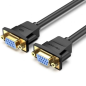 Cable Alargador VGA Vention DAHBF- VGA Hembra - VGA Hembra- 1m- Negro