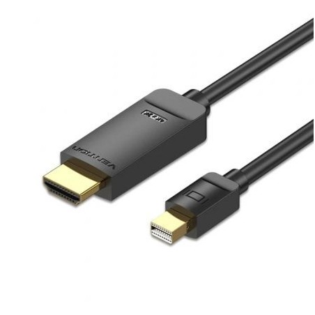 Cable Conversor Vention HAHBH- Mini Displayport Macho - HDMI Macho- 2m- Negro