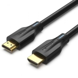 Cable HDMI 2-1 8K Vention AANBF- HDMI Macho - HDMI Macho- 1m- Negro