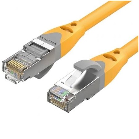 Cable de Red RJ45 SFTP Vention IBHYH Cat-6a- 2m- Naranja