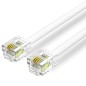 Cable de Teléfono RJ11 6P4C Aisens IQBWJ- 5m- Blanco