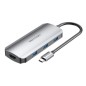 Docking USB Tipo-C Vention TODHB- 1xHDMI- 3xUSB- 1xUSB Tipo-C PD- Gris