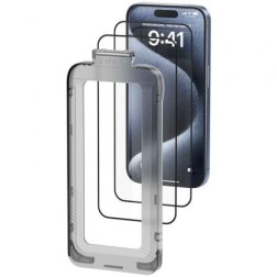 Protector de Pantalla de Cristal Templado Vention KUITCA-30 para iPhone 13 Pro + Herramienta de Instalación Antipolvo