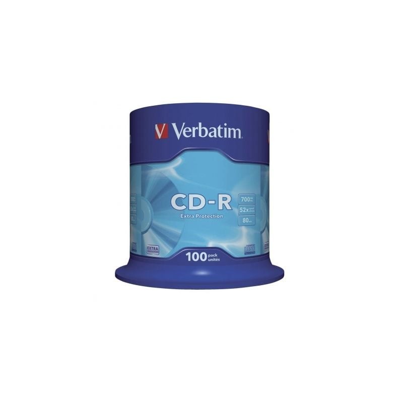 CD-R Verbatim Datalife 52X- Tarrina-100uds