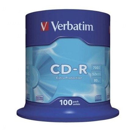 CD-R Verbatim Datalife 52X- Tarrina-100uds