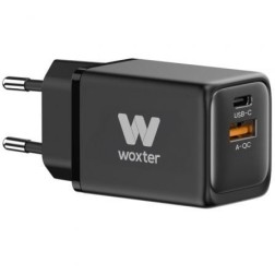 Cargador GaN de Pared Woxter PE26-175- 1xUSB Tipo-C + Cable USB Tipo-C- 1xUSB- 48W