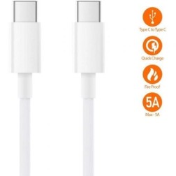 Cable USB 2-0 Tipo C Xiaomi SJV4108GL- USB Tipo-C Macho - USB Tipo-C Macho- 1-5m- Blanco