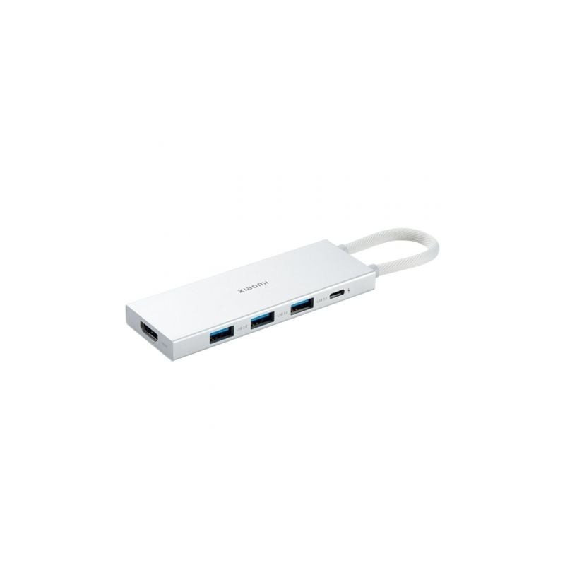 Docking USB 3-0 Tipo-C Xiaomi 5 en 1- 3xUSB- 1xUSB Tipo-C PD- 1xHDMI- Blanco