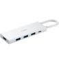 Docking USB 3-0 Tipo-C Xiaomi 5 en 1- 3xUSB- 1xUSB Tipo-C PD- 1xHDMI- Blanco