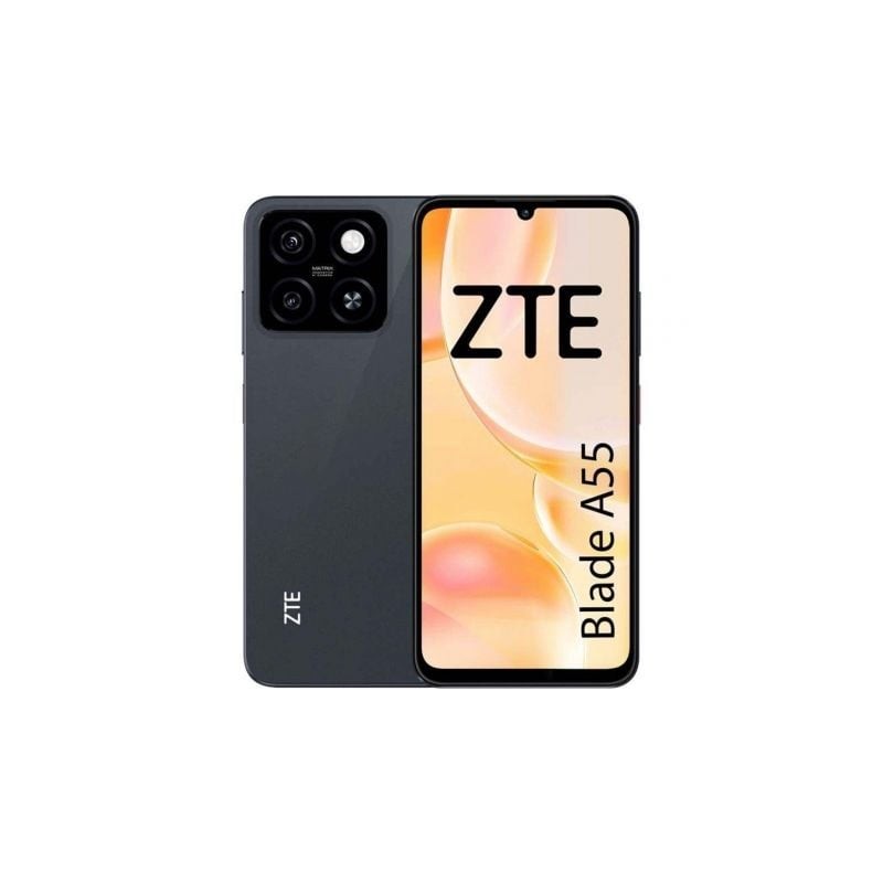 Smartphone ZTE Blade A55 4GB- 128GB- 6-75"- Negro