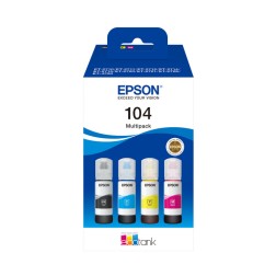 Multipack botellas epson ecotank 104 negro