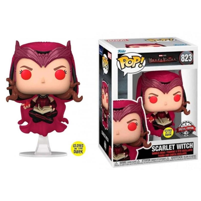 Funko pop marvel wandavision glows scarlet