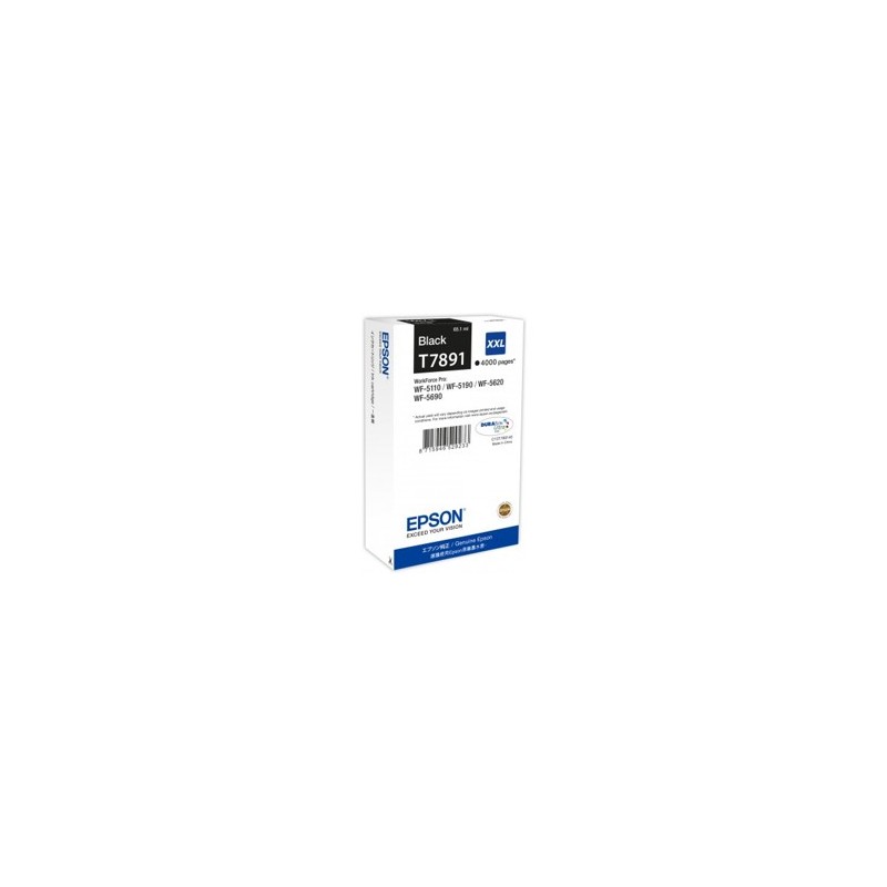 Cartucho de Tinta Original Epson T7891 XXL Alta Capacidad- Negro