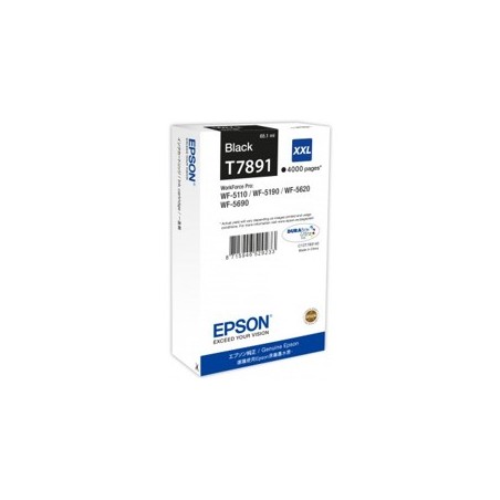 Cartucho de Tinta Original Epson T7891 XXL Alta Capacidad- Negro