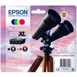 Multipack tinta epson 502xl negro cian