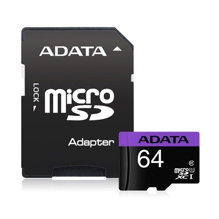 Tarjeta micro sd adata 64gb cl10