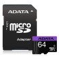 Tarjeta micro sd adata 64gb cl10