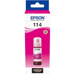 Botella tinta epson ecotank 114 mangenta