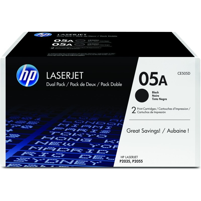 Pack toner hp laserjet p2035 2055d