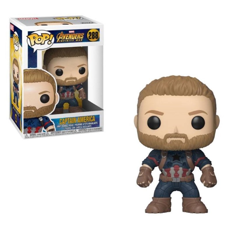 Funko pop marvel infinity war capitan