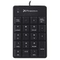 Teclado numerico con cable usb negro