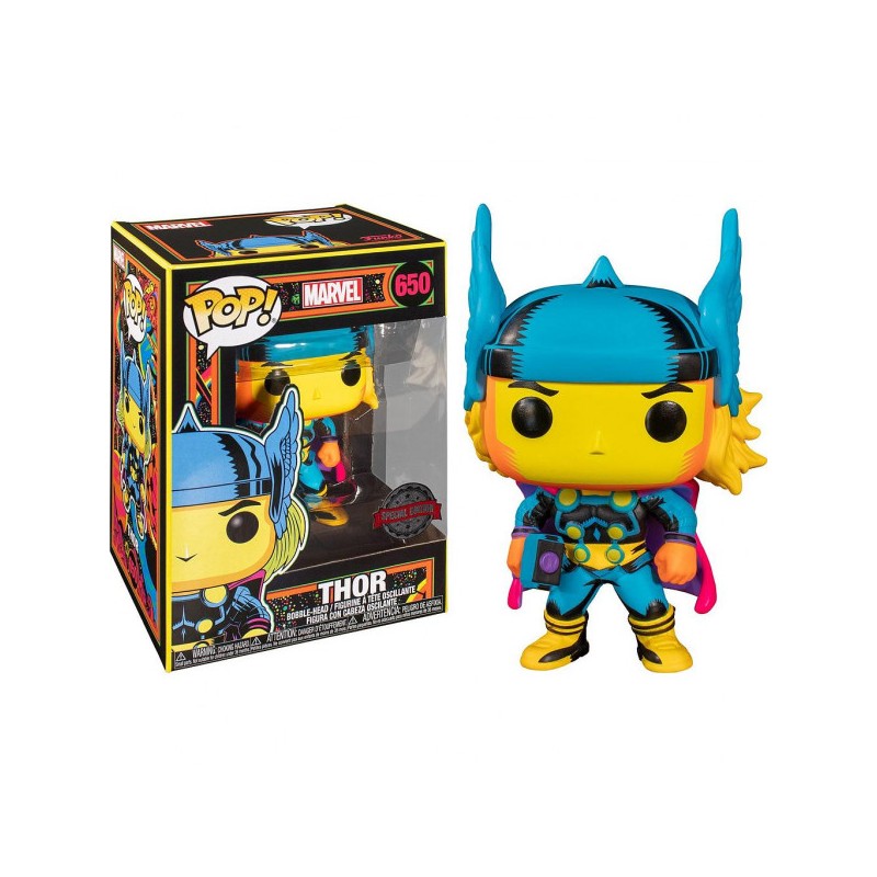 Funko pop marvel black light thor