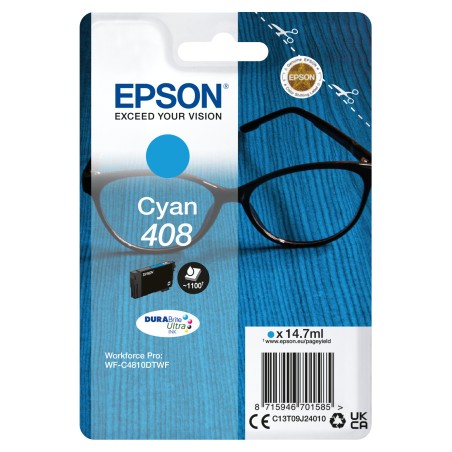 Cartucho tinta epson 408 cian durabrite