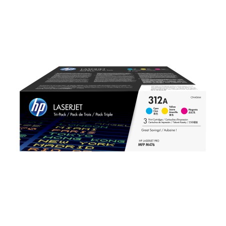 Multipack hp 312a cian magenta amarillo