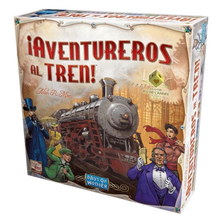 Juego mesa aventureros al tren pegi