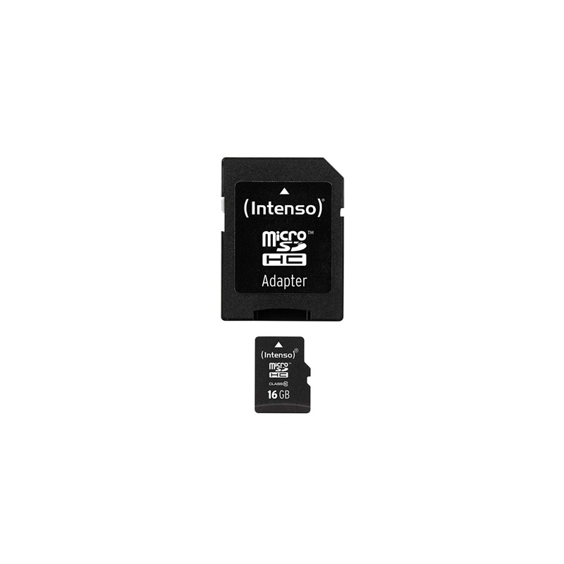 Tarjeta microsd intenso 16gb cl10 +