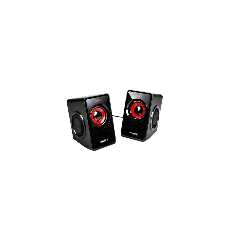 Altavoces Mars Gaming MS1- 10W- 2-0- Rojos