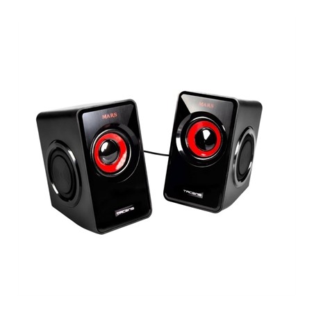 Altavoces Mars Gaming MS1- 10W- 2-0- Rojos