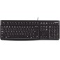 Teclado logitech k120 usb negro frances