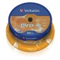 DVD-R Verbatim Advanced AZO 16X- Tarrina-25uds