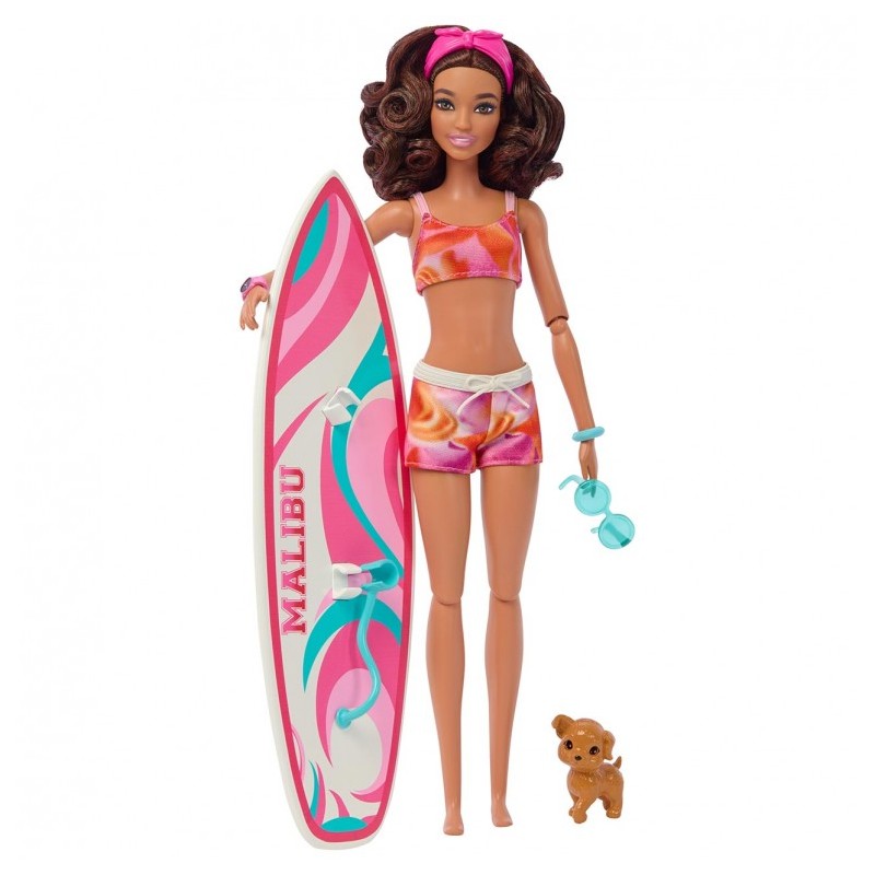 Muñeca barbie the movie mattel surf