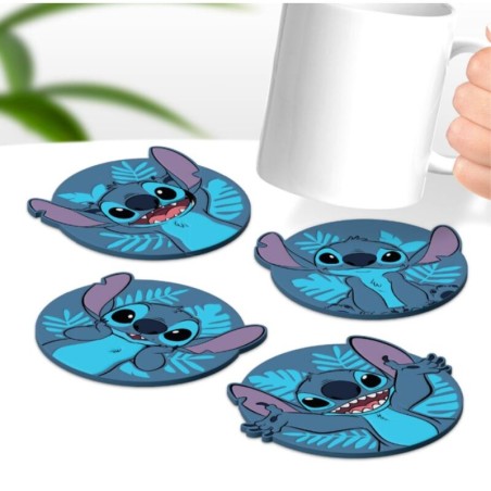 Pack 4 posavasos disney stitch